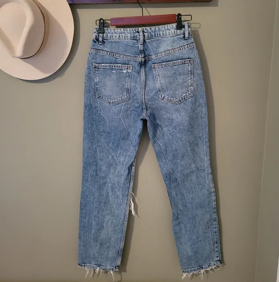 Free People We The Free Distressed Jeans Size 25 - Picture 11 of 12